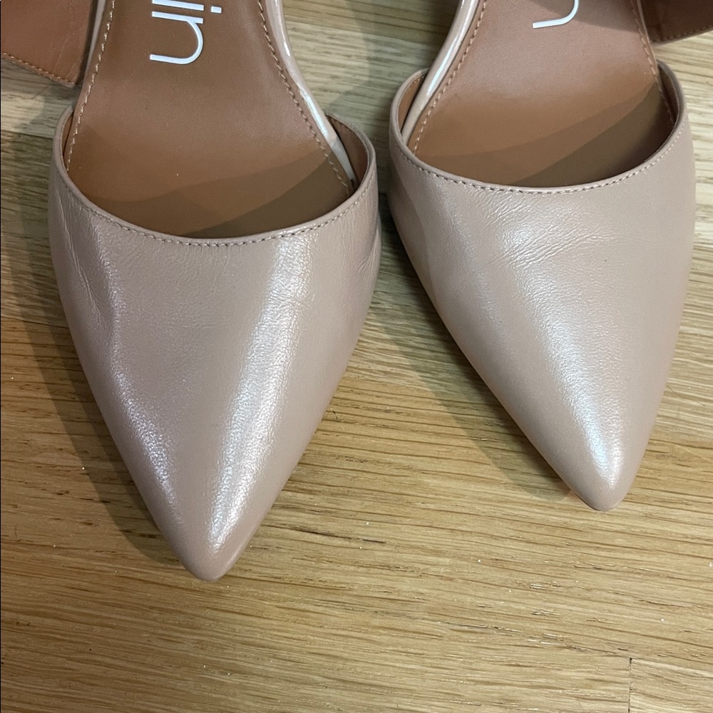 Calvin Klein Gella Women's Nude Pointed-Toe Heels Size  8.5 - Picture 5 of 8